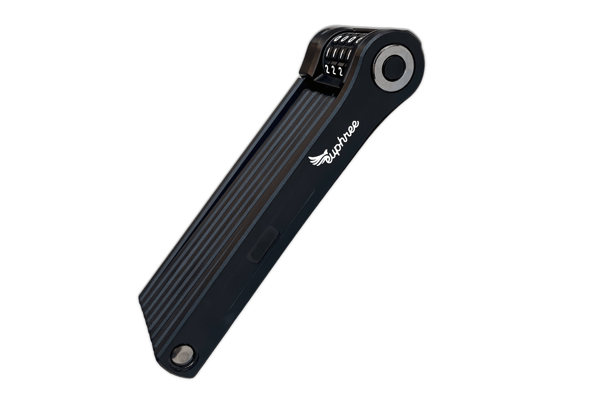 Folding bike lock with steel links and combination code for Euphree electric bikes