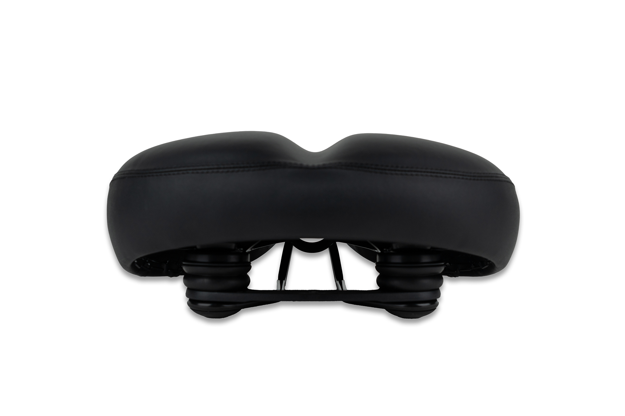 Back view of the Euphree Wide Comfort Saddle in black, featuring durable materials and a sleek design for Euphree ebike riders.