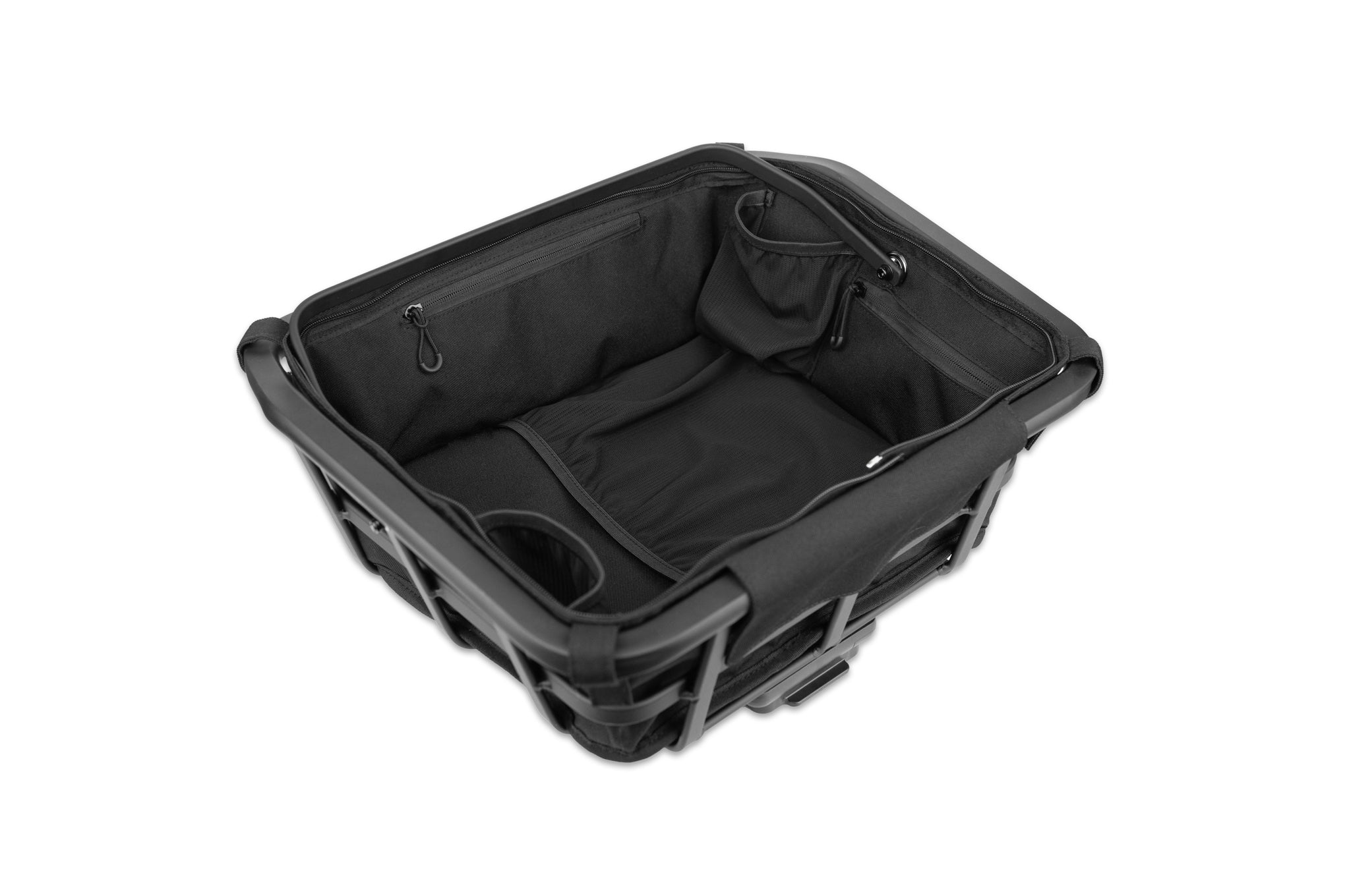 Rear Basket Liner | Zip Pockets and Bottle Holder | Euphree