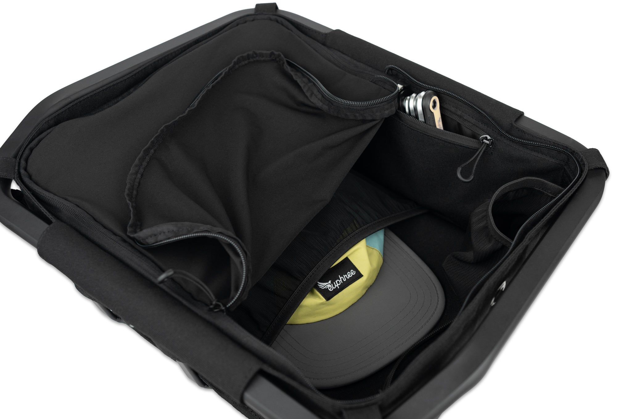 Rear Basket Liner | Zip Pockets and Bottle Holder | Euphree