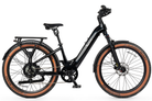 Hans Dampf 27.5x2.60 tire mounted on Stellar Falcon ebike, highlighting its all-terrain capabilities.