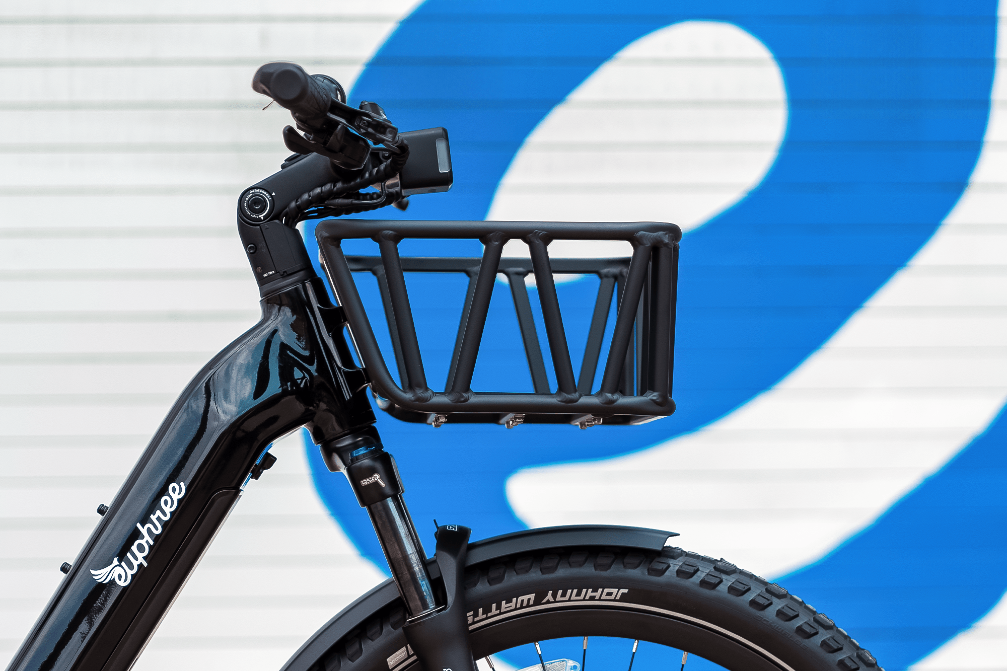 Mountain Bike Metal Bike Basket Front Folding Bike Basket, Rust