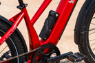 Euphree Combination Steel Folding Lock securing Stellar Falcon ebike at a park, ensuring safety during adventures.