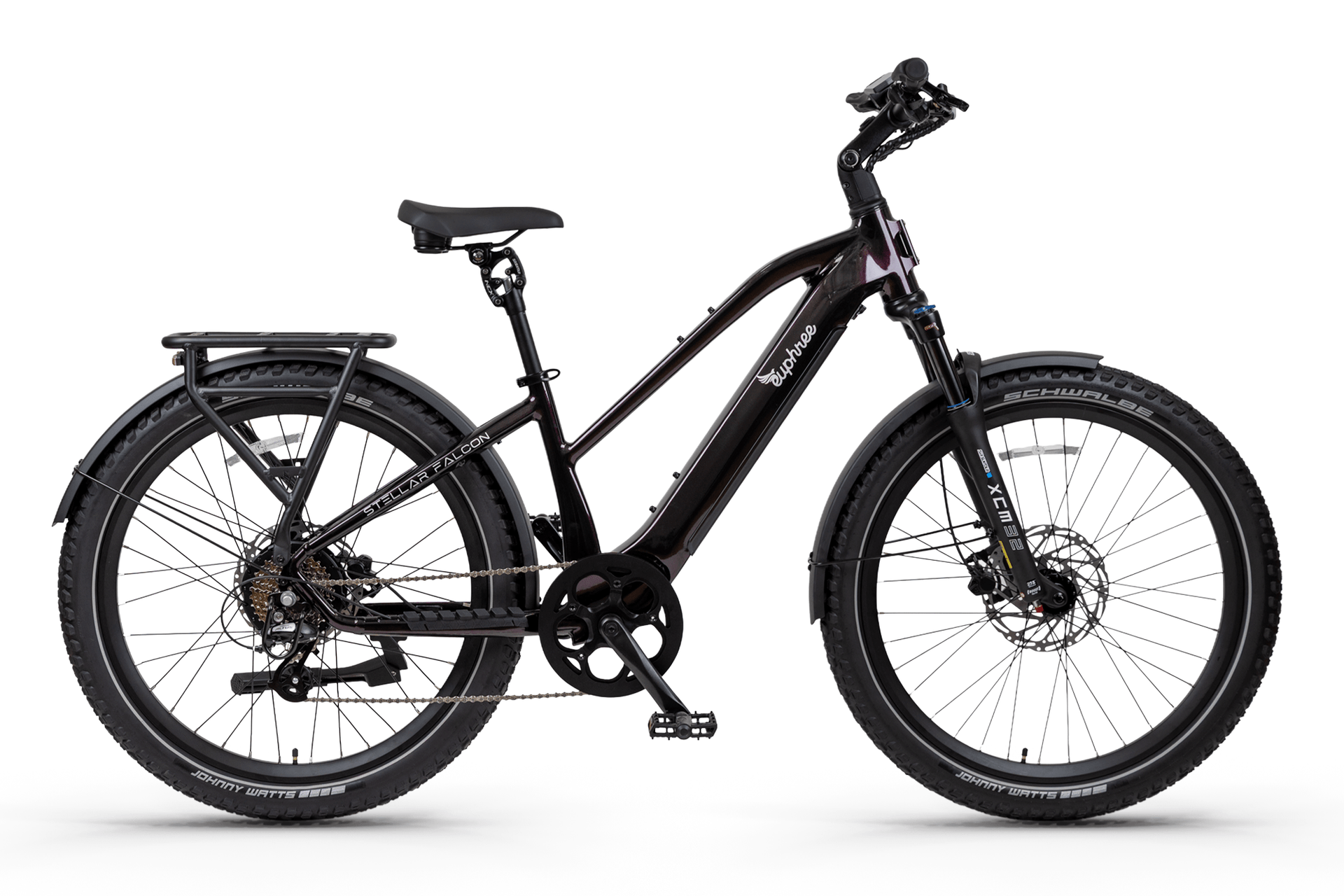 Stellar Falcon 2 Mid Step Moonstone Grey | Whisper Quiet | Best Electric Bike for Seniors | Mid-Step | Light Weight | Long Range