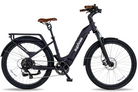 Midnight Black Step Thru Electric Bike from Euphree - Comfortable and Stylish Electric Bike with Step-Through Frame